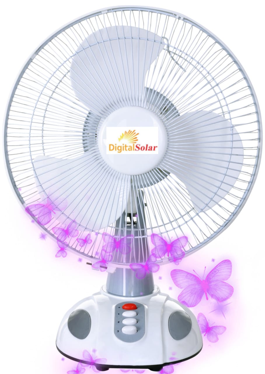 Rechargeable table fan